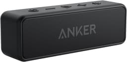 Anker soundcore 2 Portable Bluetooth Speaker, Stereo Sound, IPX7