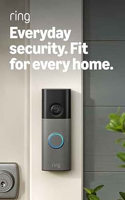 Ring Battery Doorbell 2K (newest model) Retinal 2K with wide-angle video, up to 6x Enhanced Zoom, Two-Way Talk, and Built-In Battery, Speckled Gray