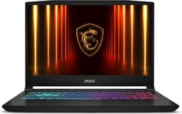 msi Katana 15 HX 15.6” 165Hz QHD+ Gaming Laptop: Intel Core i9-14900HX, NVIDIA Geforce RTX 5070, 32GB DDR5, 1TB NVMe SSD, RGB Keyboard, Win 11 Home: Black B14WGK-016US
