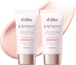 d'alba Piedmont Waterfull Tone-Up Sunscreen Serum (1.69 fl oz x 2), SPF 50+