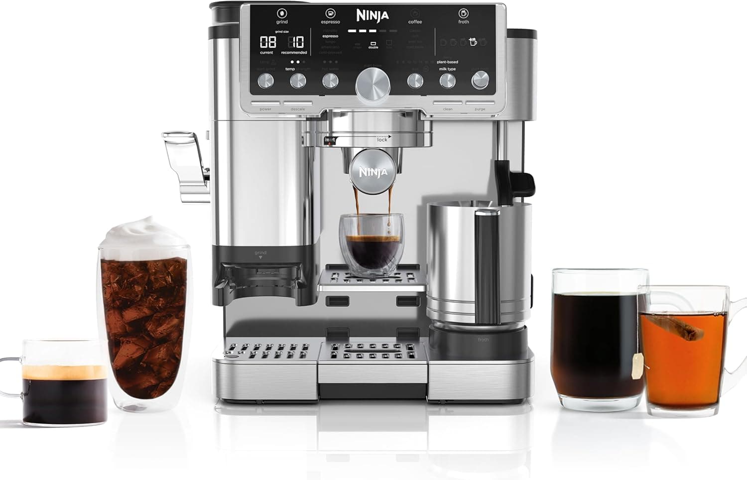 Ninja Luxe Café Pro 4-in-1 Espresso Machine, Drip Coffee, & Cold Brew