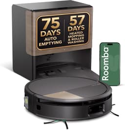 iRobot Roomba 705X Robot Vacuum & Mop Combo, 175x More Suction, Extending Self-Cleaning Roller Mop, Multifunction Dock, 75 Day Self-Emptying, Hot Wash/Dry, AI Obstacle Avoidance, Ideal for Pet Hair