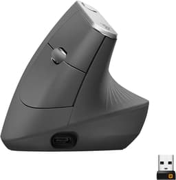 Logitech MX Vertical Wireless Mouse Ergonomic Design - Graphite