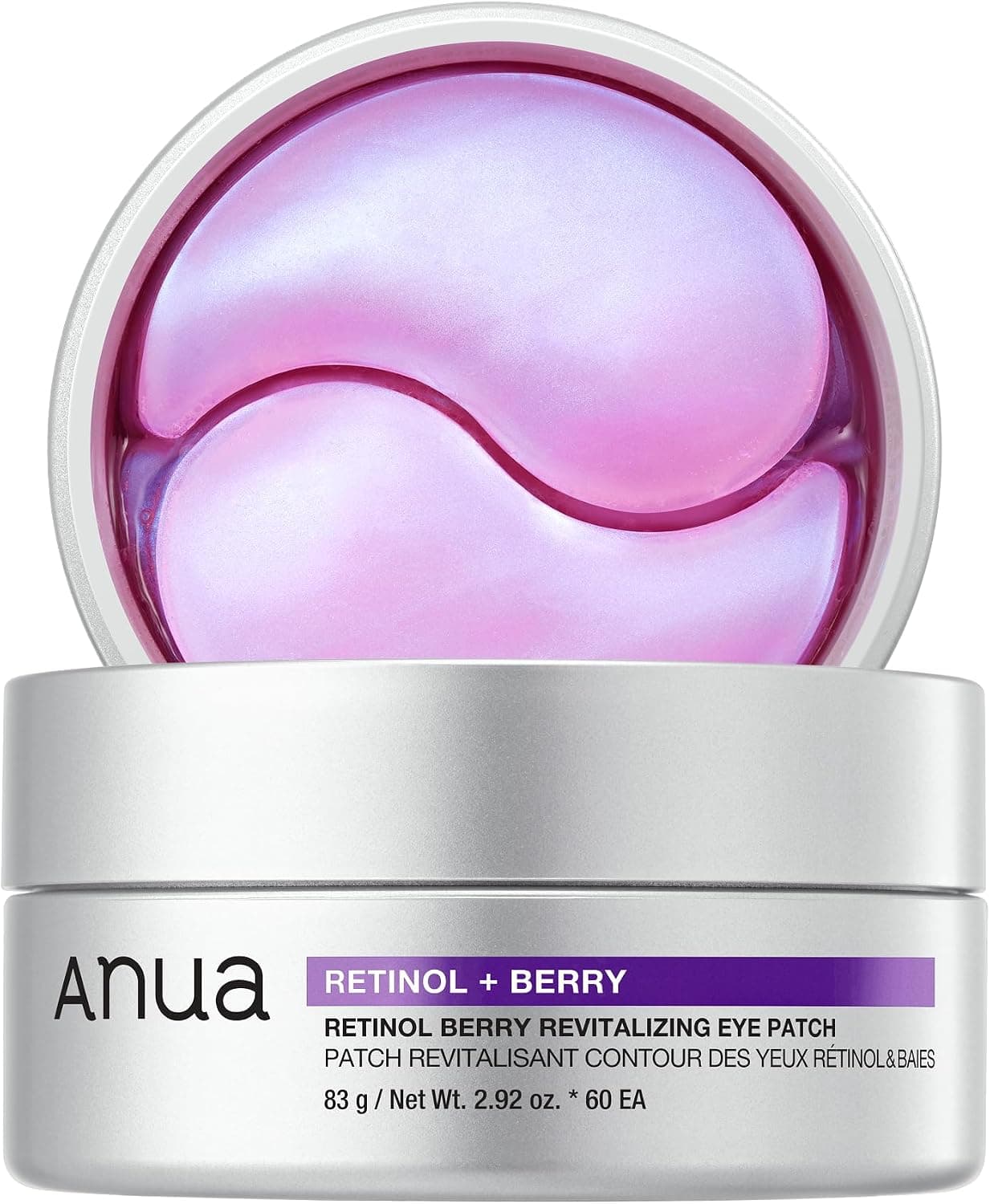 ANUA Retinol Berry Eye Patches, 60 Count